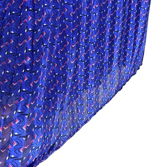 Maison d'Amelie Maxi Skirt Womens XS Blue Pull On Boho Hippie Flowy Lined NEW - Picture 6 of 12